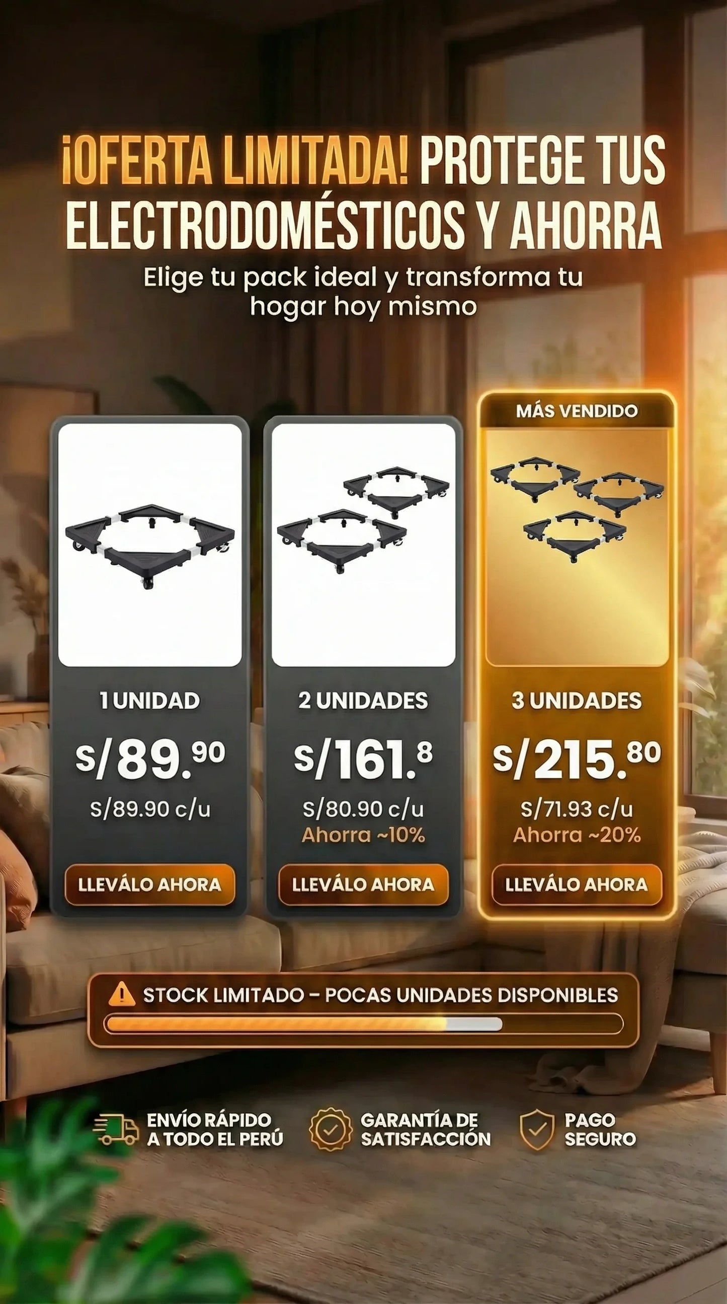 SOPORTE PRO ELECTRODOMÉSTICOS